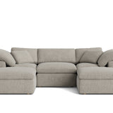 Movie Night™ 5-Piece Modular U-Shaped Sectional, Standard, Oatmeal