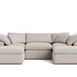 Movie Night™ 5-Piece Modular U-Shaped Sectional, Standard, Clay