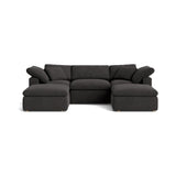 Movie Night™ 5-Piece Modular U-Shaped Sectional, Standard, Dark Shadow
