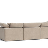 Movie Night™ 5-Piece Modular U-Shaped Sectional, Standard, Champagne