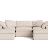 Movie Night™ 5-Piece Modular U-Shaped Sectional, Standard, Sunbeam