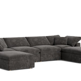Movie Night™ 6-Piece Modular U-Shaped Sectional, Standard, Truffle