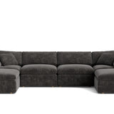 Movie Night™ 6-Piece Modular U-Shaped Sectional, Standard, Truffle