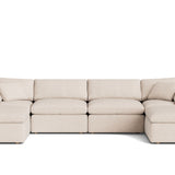 Movie Night™ 6-Piece Modular U-Shaped Sectional, Standard, Sunbeam