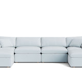 Movie Night™ 6-Piece Modular U-Shaped Sectional, Standard, Cove