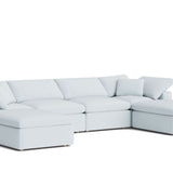 Movie Night™ 6-Piece Modular U-Shaped Sectional, Standard, Cove