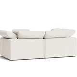Movie Night™ 2-Piece Modular Sofa, Large, Cream Linen