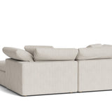 Movie Night™ 3-Piece Modular Sectional, Large, Newport Stripe