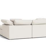 Movie Night™ 3-Piece Modular Sectional, Large, Cream Linen