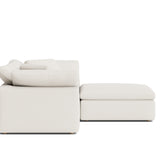 Movie Night™ 3-Piece Modular Sectional, Large, Cream Linen