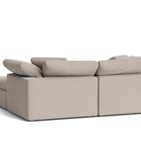 Movie Night™ 3-Piece Modular Sectional, Large, Light Pebble