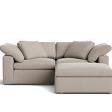 Movie Night™ 3-Piece Modular Sectional, Large, Light Pebble