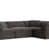 Movie Night™ 4-Piece Modular Sectional Closed, Large, Truffle
