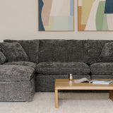 Movie Night™ 4-Piece Modular Sectional Closed, Large, Truffle