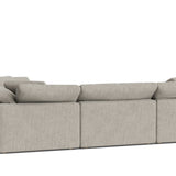 Movie Night™ 4-Piece Modular Sectional Closed, Large, Oatmeal