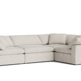 Movie Night™ 4-Piece Modular Sectional Closed, Large, Newport Stripe