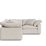 Movie Night™ 4-Piece Modular Sectional Closed, Large, Newport Stripe