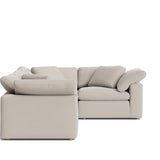 Movie Night™ 4-Piece Modular Sectional Closed, Large, Clay