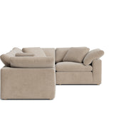 Movie Night™ 4-Piece Modular Sectional Closed, Large, Champagne