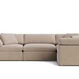 Movie Night™ 4-Piece Modular Sectional Closed, Large, Champagne