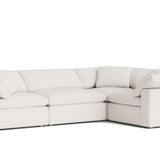 Movie Night™ 4-Piece Modular Sectional Closed, Large, Nomad Snow