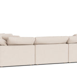 Movie Night™ 4-Piece Modular Sectional Closed, Large, Sunbeam