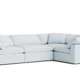 Movie Night™ 4-Piece Modular Sectional Closed, Large, Cove