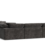 Movie Night™ 5-Piece Modular Sectional Closed, Large, Truffle