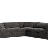 Movie Night™ 5-Piece Modular Sectional Closed, Large, Truffle