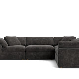 Movie Night™ 5-Piece Modular Sectional Closed, Large, Truffle