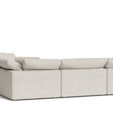 Movie Night™ 5-Piece Modular Sectional Closed, Large, Newport Stripe