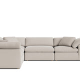 Movie Night™ 5-Piece Modular Sectional Closed, Large, Clay