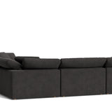Movie Night™ 5-Piece Modular Sectional Closed, Large, Dark Shadow