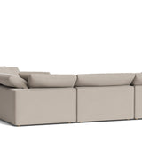 Movie Night™ 5-Piece Modular Sectional Closed, Large, Light Pebble