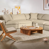 Movie Night™ 5-Piece Modular Sectional Closed, Large, Light Pebble