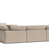 Movie Night™ 5-Piece Modular Sectional Closed, Large, Champagne