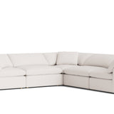 Movie Night™ 5-Piece Modular Sectional Closed, Large, Nomad Snow
