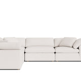 Movie Night™ 5-Piece Modular Sectional Closed, Large, Nomad Snow