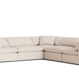 Movie Night™ 5-Piece Modular Sectional Closed, Large, Sunbeam