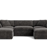 Movie Night™ 5-Piece Modular U-Shaped Sectional, Large, Truffle