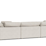 Movie Night™ 5-Piece Modular U-Shaped Sectional, Large, Newport Stripe