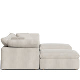 Movie Night™ 5-Piece Modular U-Shaped Sectional, Large, Newport Stripe