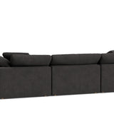 Movie Night™ 5-Piece Modular U-Shaped Sectional, Large, Dark Shadow