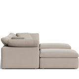 Movie Night™ 5-Piece Modular U-Shaped Sectional, Large, Light Pebble