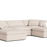 Movie Night™ 5-Piece Modular U-Shaped Sectional, Large, Sunbeam
