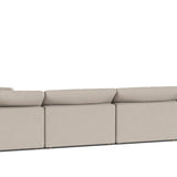 Movie Night™ 6-Piece Modular U-Shaped Sectional, Large, Light Pebble