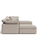 Movie Night™ 6-Piece Modular U-Shaped Sectional, Large, Light Pebble