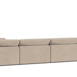 Movie Night™ 6-Piece Modular U-Shaped Sectional, Large, Champagne