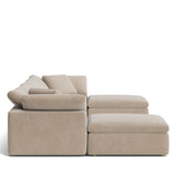 Movie Night™ 6-Piece Modular U-Shaped Sectional, Large, Champagne