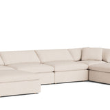 Movie Night™ 6-Piece Modular U-Shaped Sectional, Large, Sunbeam